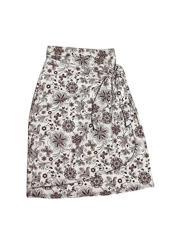 Brown Wish Sarong Swim Skirt