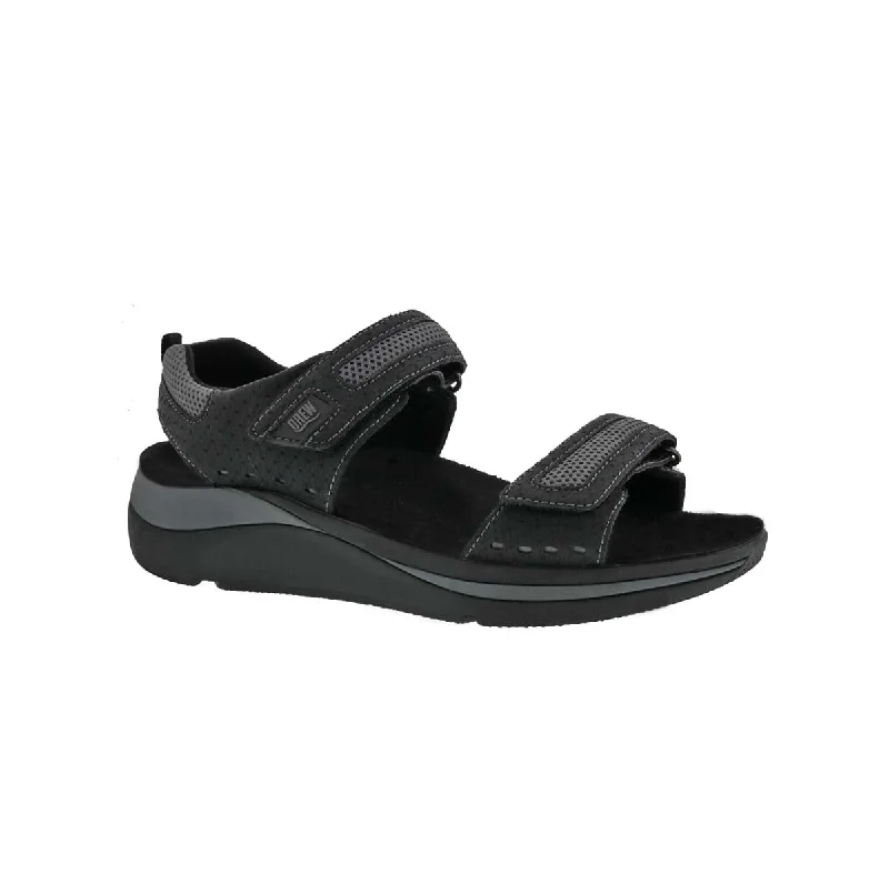 Drew Sophie Women Sandal In Black Mesh Combo