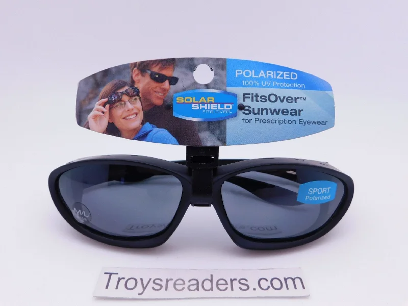 Large Solar Shield Polarized Fit Over In Black