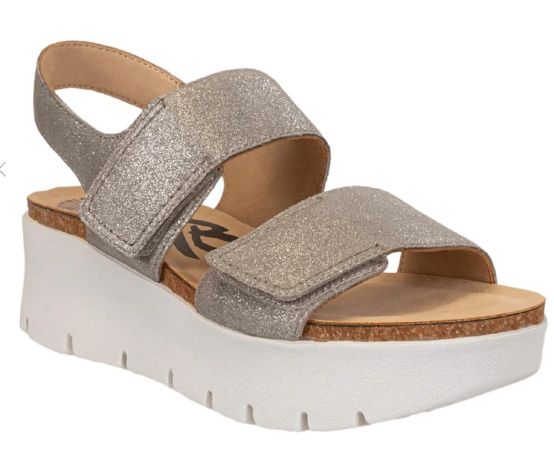 Women's Montane Sandal In Silver