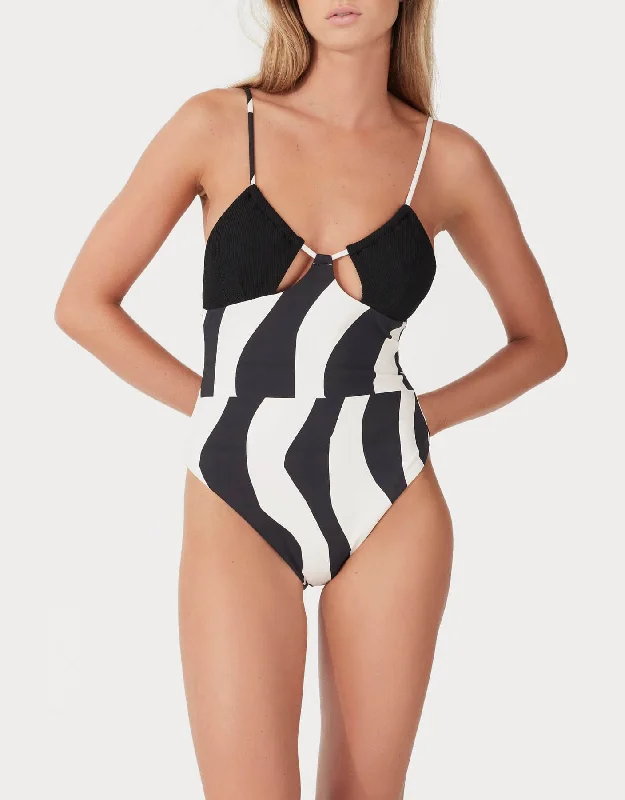 Splice Contrast One Piece